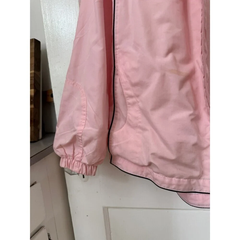 BOLD SPIRIT women’s size large pink zip up sweater